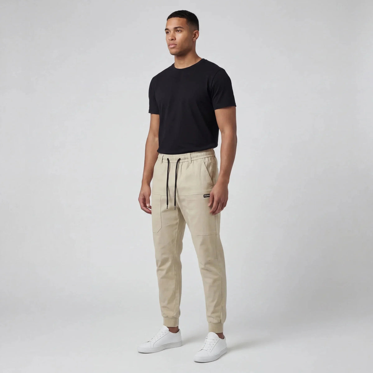 Pantalon Cargo Confortable Élastique à Grandes Poches
